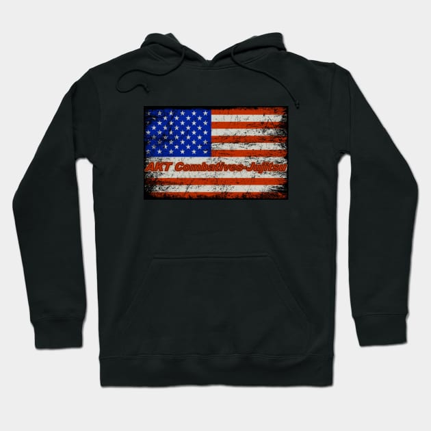 American Flag AKT Combatives Jujitsu Hoodie by AKTionGear